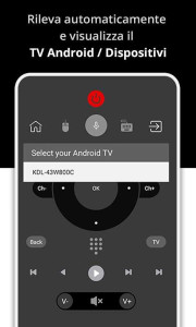 اسکرین شات 2 برنامه Telecomando Android TV