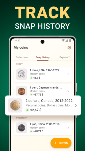 اسکرین شات 6 برنامه Coin ID - Coin Identifier