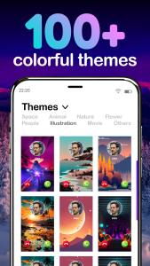 اسکرین شات 6 برنامه Color Phone, Call Screen Theme