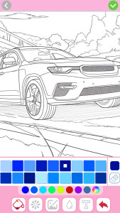 اسکرین شات 1 بازی Car coloring games - Color car