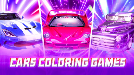 اسکرین شات 5 بازی Car coloring games - Color car