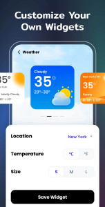 اسکرین شات 7 برنامه Color Widgets, Theme: iWidgets