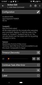 اسکرین شات 2 برنامه ADB Shell [Tasker Plugin]