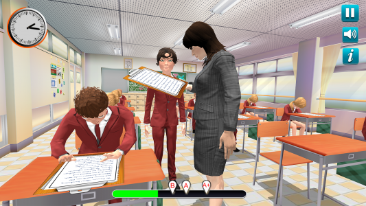 اسکرین شات 3 بازی School Boy Simulator 3D