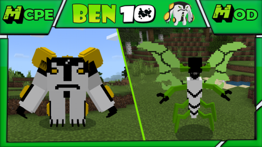 اسکرین شات 2 برنامه Mod ben alien for  Minecraft