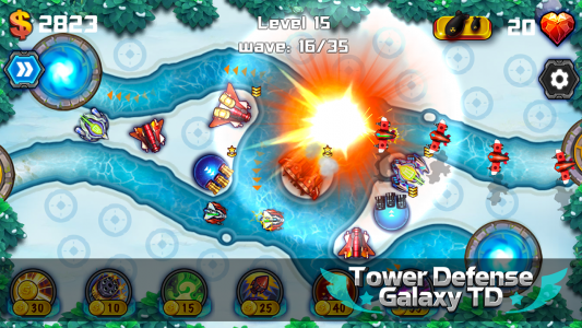 اسکرین شات 4 بازی Tower Defense: Galaxy TD