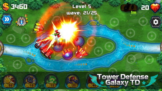 اسکرین شات 5 بازی Tower Defense: Galaxy TD
