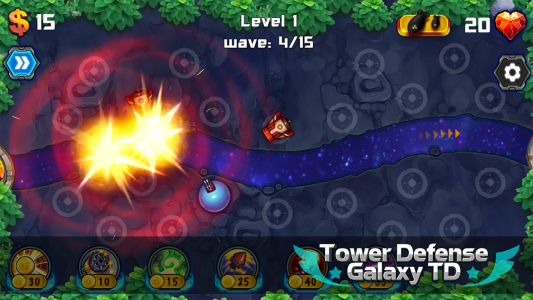 اسکرین شات 7 بازی Tower Defense: Galaxy TD