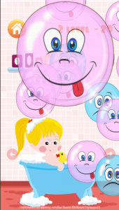 اسکرین شات 1 بازی Popping bubbles for kids