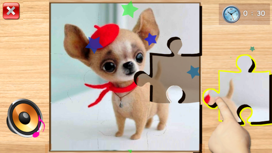 اسکرین شات 1 بازی Kids Puzzles - wiht voice