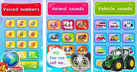 اسکرین شات 2 برنامه Baby phone for toddlers 2023