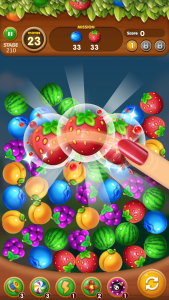 اسکرین شات 4 بازی Fruits Crush: Link Puzzle Game