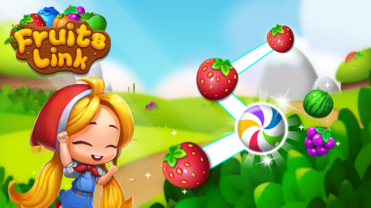 اسکرین شات 1 بازی Fruits Crush: Link Puzzle Game