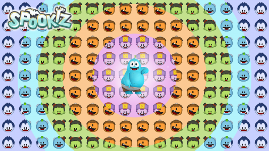 اسکرین شات 3 بازی Funny Link Puzzle:Spookiz 2000