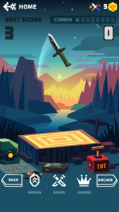 اسکرین شات 5 بازی Flippy Knife: 3D flipping game