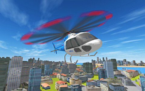 اسکرین شات 8 بازی City Helicopter Flight