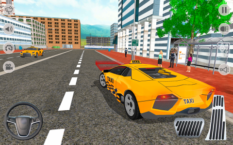 اسکرین شات 6 بازی Sleepy Taxi - Car Driving Game