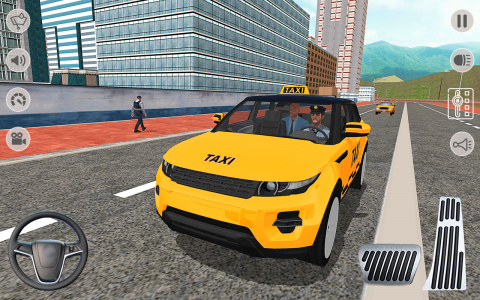 اسکرین شات 4 بازی Sleepy Taxi - Car Driving Game