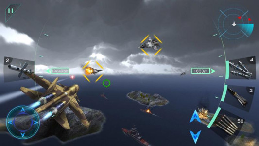 اسکرین شات 4 بازی Sky Fighters 3D