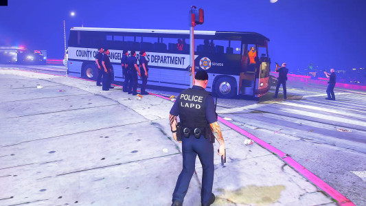 اسکرین شات 7 بازی Police Car Game Cop Games 3D