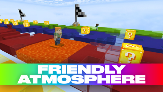 اسکرین شات 3 برنامه Lucky Block Race Maps for MCPE