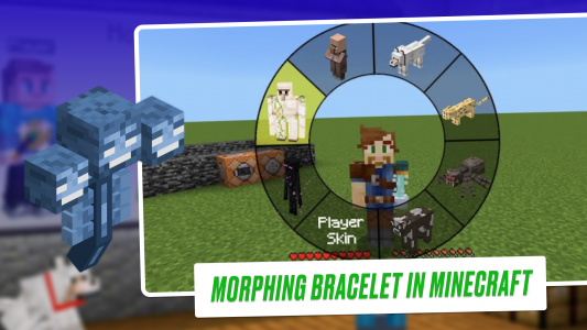 اسکرین شات 1 برنامه Morphing Bracelet in Minecraft