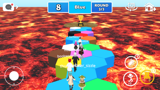 اسکرین شات 7 بازی The Floor Is Lava Obby Nextbot