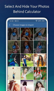 اسکرین شات 4 برنامه Calculator Lock - Hide Photos