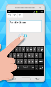 اسکرین شات 2 برنامه monthly calendar app