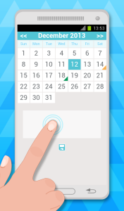 اسکرین شات 1 برنامه monthly calendar app