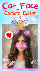 اسکرین شات 1 برنامه Cat Face Camera Editor 😺 Photo Filters & Effects