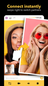 اسکرین شات 2 برنامه Chatspin Random Video Chat Duo