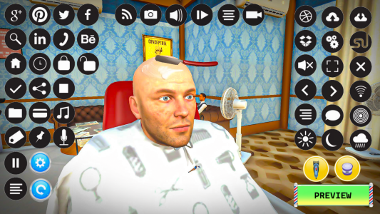 اسکرین شات 1 بازی Barber Shop Hair Cut Sim Games
