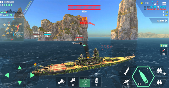 اسکرین شات 4 بازی Battle of Warships: Online