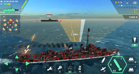 اسکرین شات 2 بازی Battle of Warships: Online