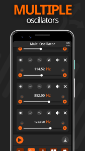 اسکرین شات 5 برنامه Frequency Sound Generator