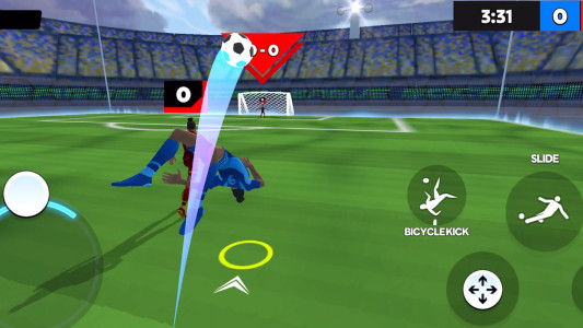 اسکرین شات 3 بازی Soccer League: 4v4 Soccer Game
