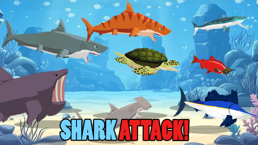 اسکرین شات 1 بازی Shark Fights Sea Creatures