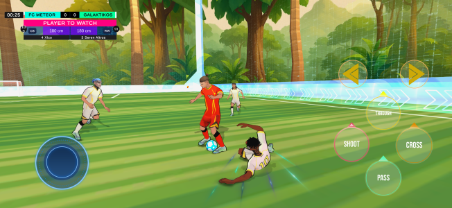 اسکرین شات 1 بازی Galaxy Soccer : 3v3 match