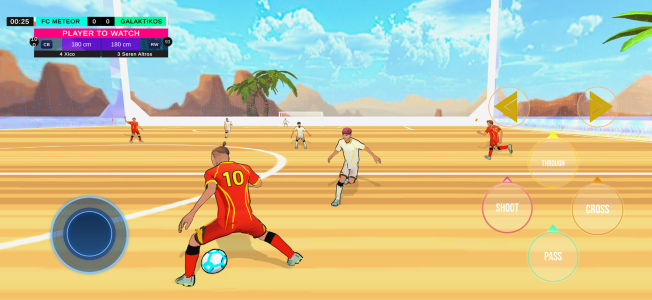 اسکرین شات 2 بازی Galaxy Soccer : 3v3 match