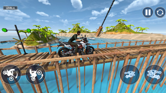 اسکرین شات 4 بازی Bike Stunts Race : Bike Games