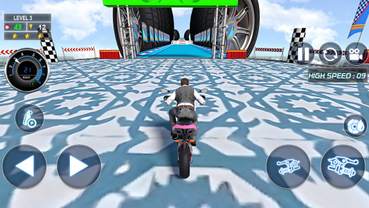 اسکرین شات 6 بازی Bike Stunts Race : Bike Games