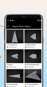 اسکرین شات 2 برنامه How To Make A Paper Plane App