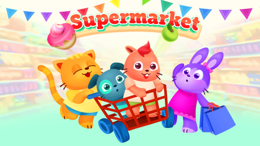 اسکرین شات 6 بازی Baby Supermarket - Go shopping