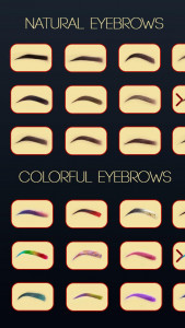 اسکرین شات 3 برنامه Eyebrow Editor - Face Makeup