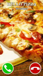 اسکرین شات 1 بازی fake call pizza game