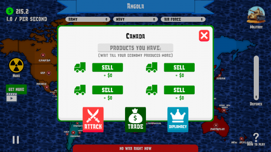 اسکرین شات 3 بازی Dictators War: World No Peace