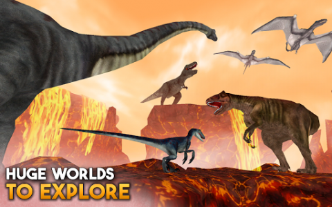 اسکرین شات 3 بازی Dino World Online - Hunters 3D