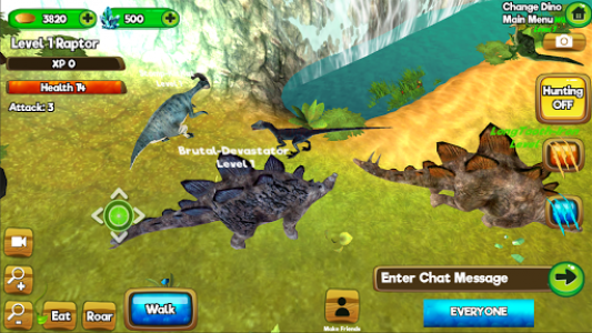 اسکرین شات 5 بازی Dino World Online - Hunters 3D