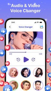 اسکرین شات 3 برنامه Funny Prank: Voice Changer